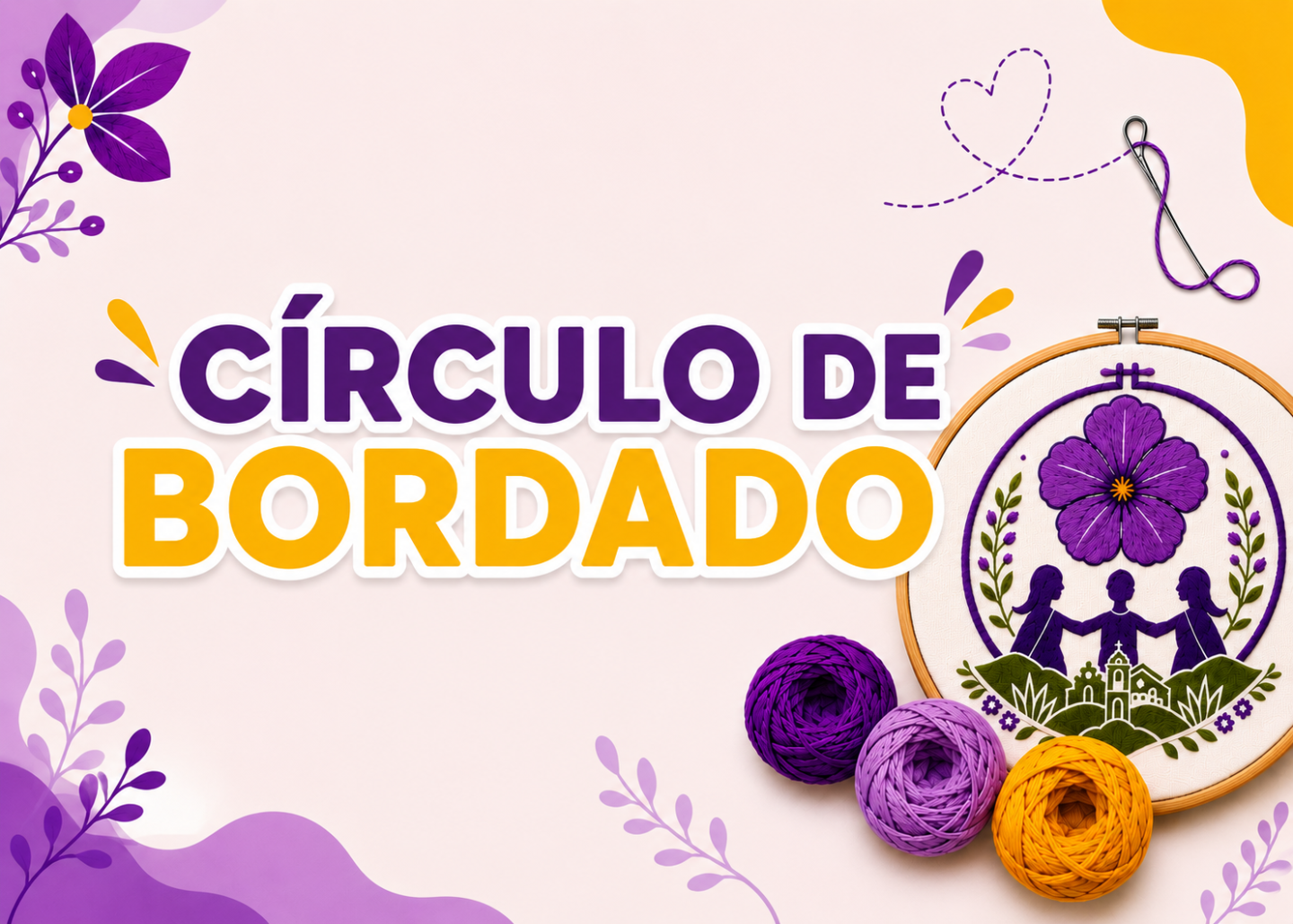Círculo de bordado