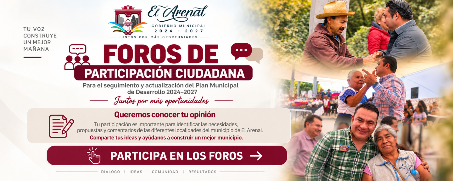 Foros de Participación Ciudadana - El Arenal