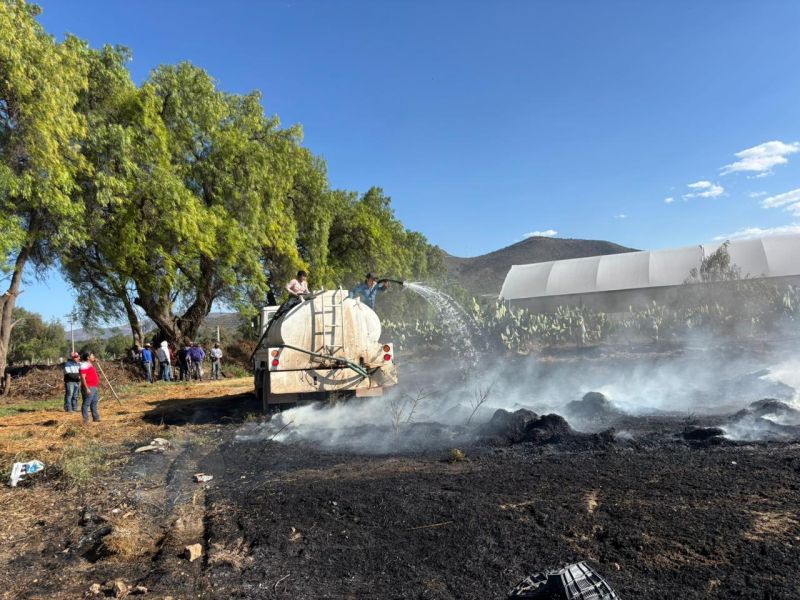 Trabajo coordinado ante incendios